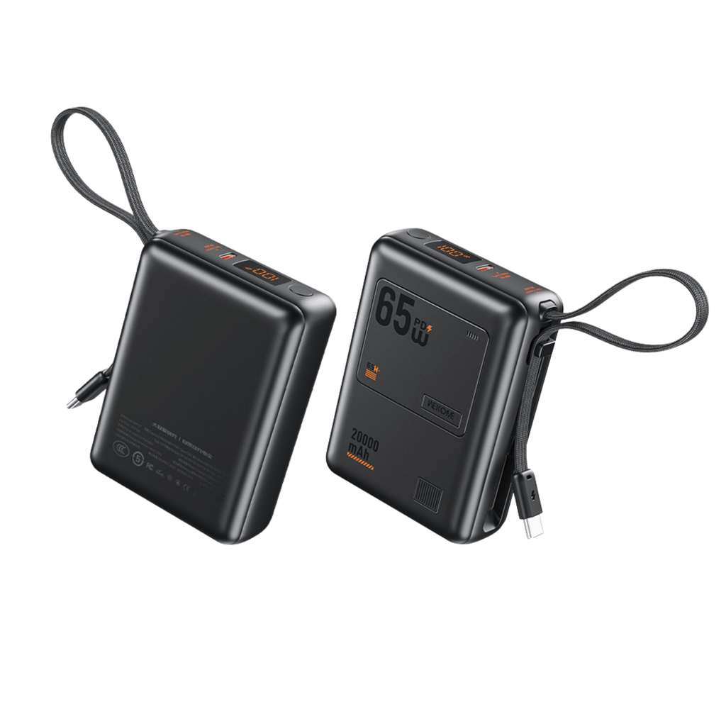 WEKOME WP-117 65W 自帶線快充行動電源