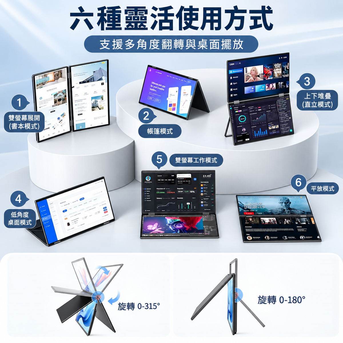 15.6 吋筆電雙螢幕延伸器