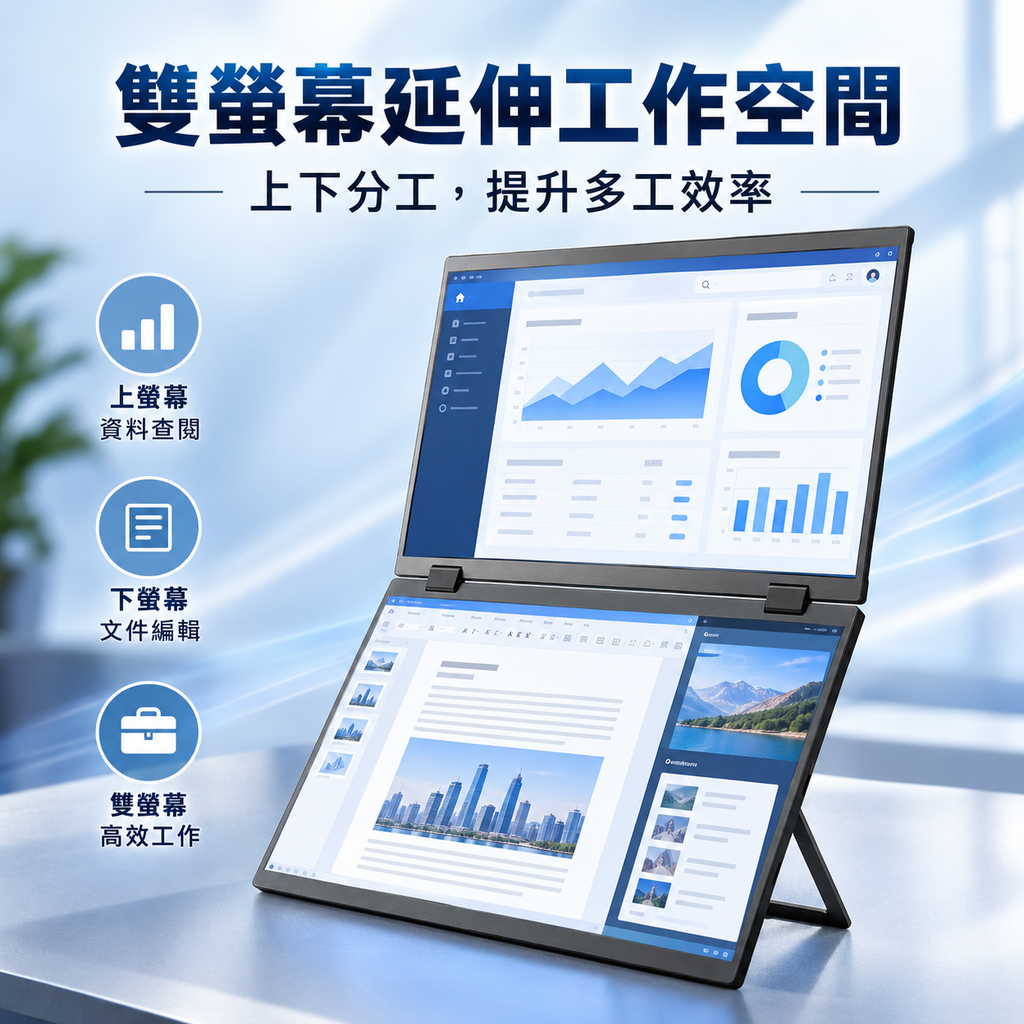15.6 吋筆電雙螢幕延伸器